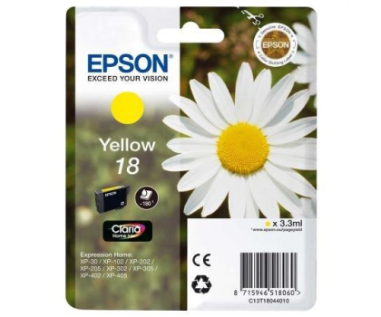 Tusz Epson T1804 yellow 3,3ml